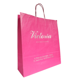 sac papier personnalisé boutique féminin