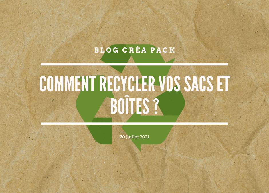 Recyclage emballage personnalisé