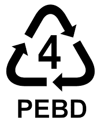 logo sac plastique recyclable basse densité