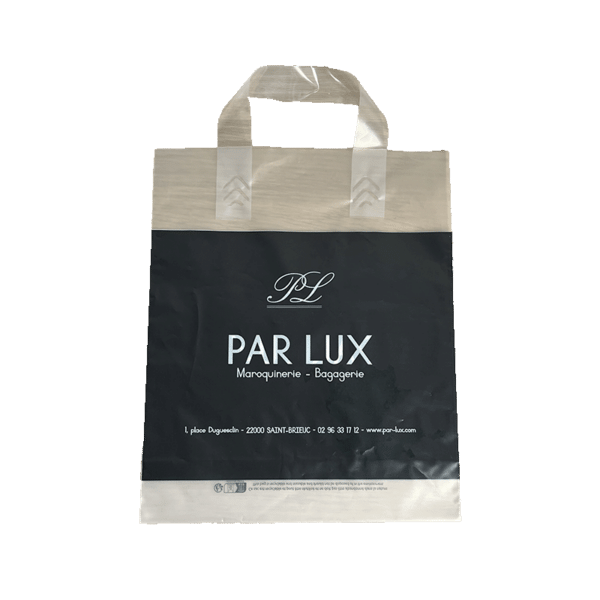 Petit sac plastique transparent